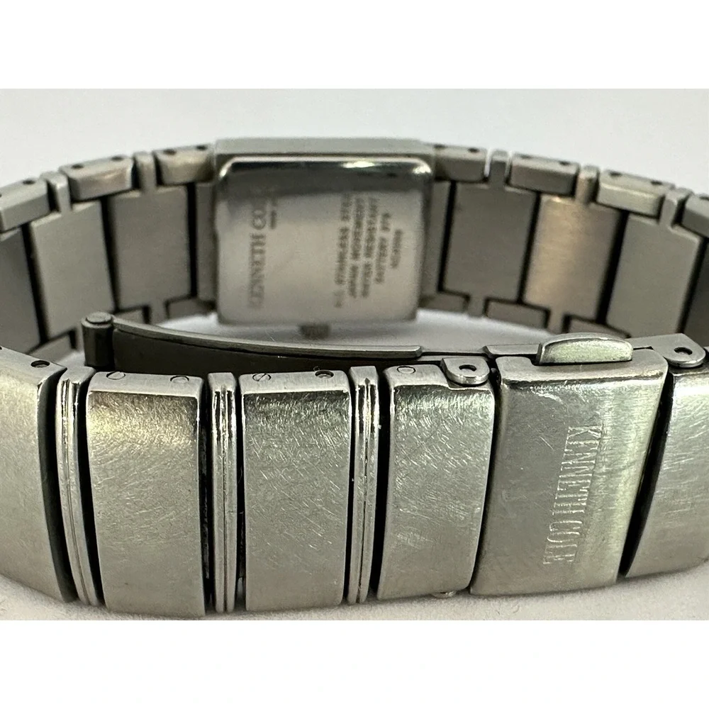 Kenneth Cole Women Watch kc4209 New‎ Battery Rare 17MM Stainless Steel Band Z